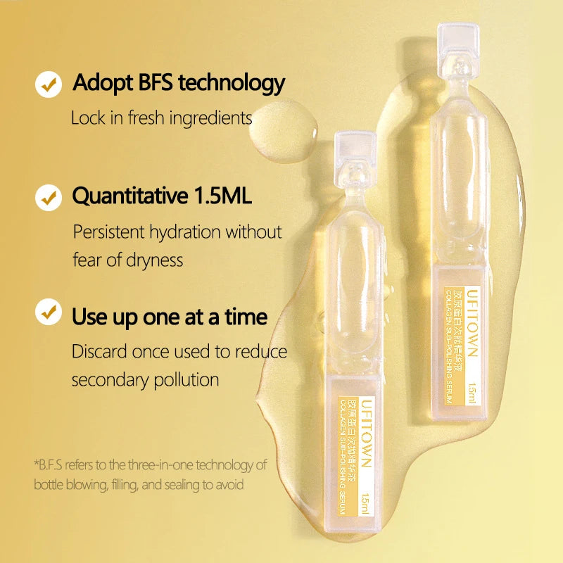 30Pcs Collagen Boost Serum Ceramide Repair Hyaluronic Acid