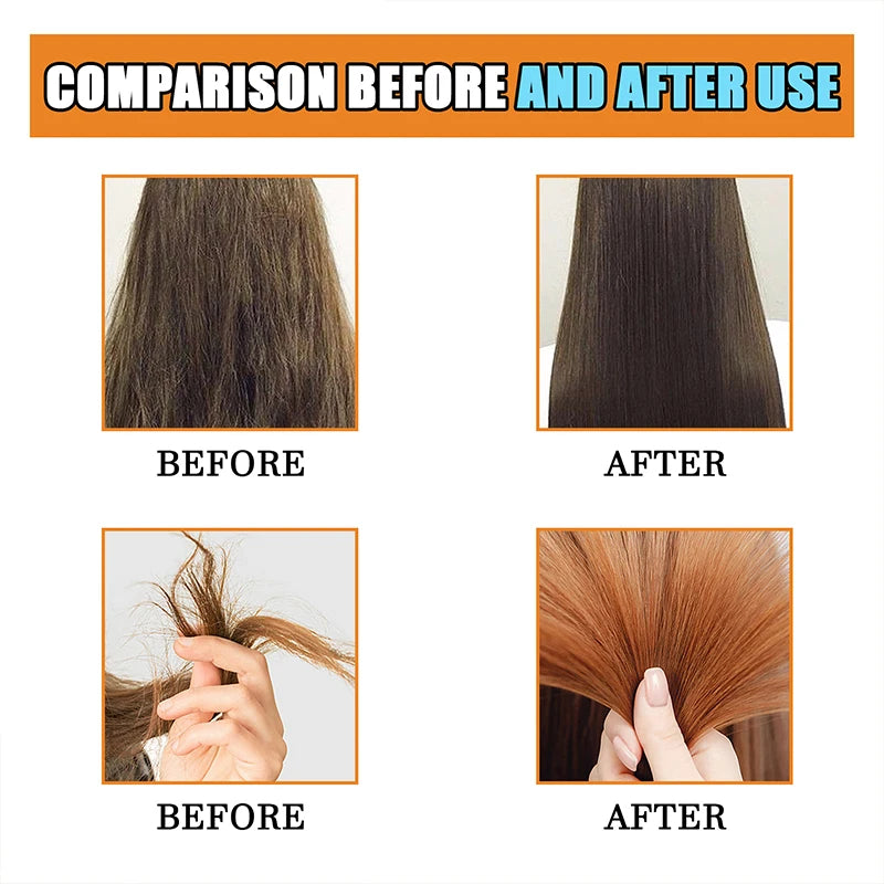 Keratin Protein Serum Mask Conditioner Essence Oil Repair Treatment Smooth Moisturize