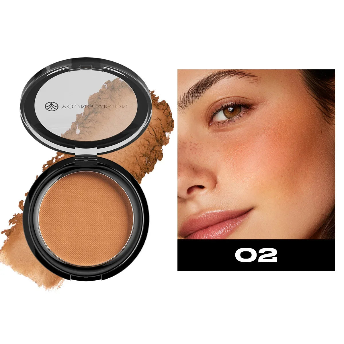 Oil-control Contour Palette Dark Bronzing Powder Highlighter Bronzer