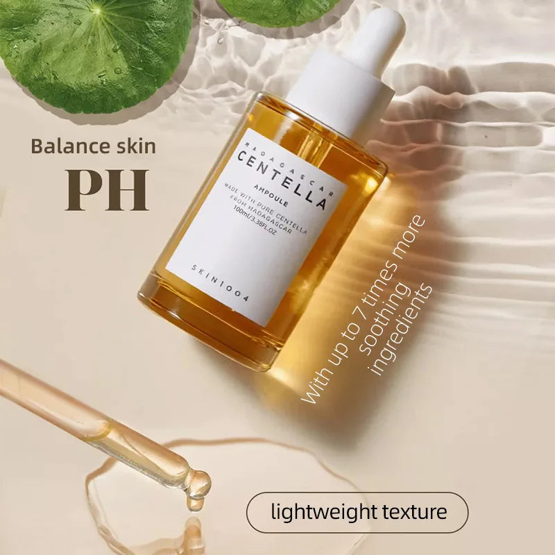 Centella Ampoule Korean Skin1004 Toner Cleanser Face Serum Cleaning Oil and Moisturizer Cream Skincare Kit Original Products Set