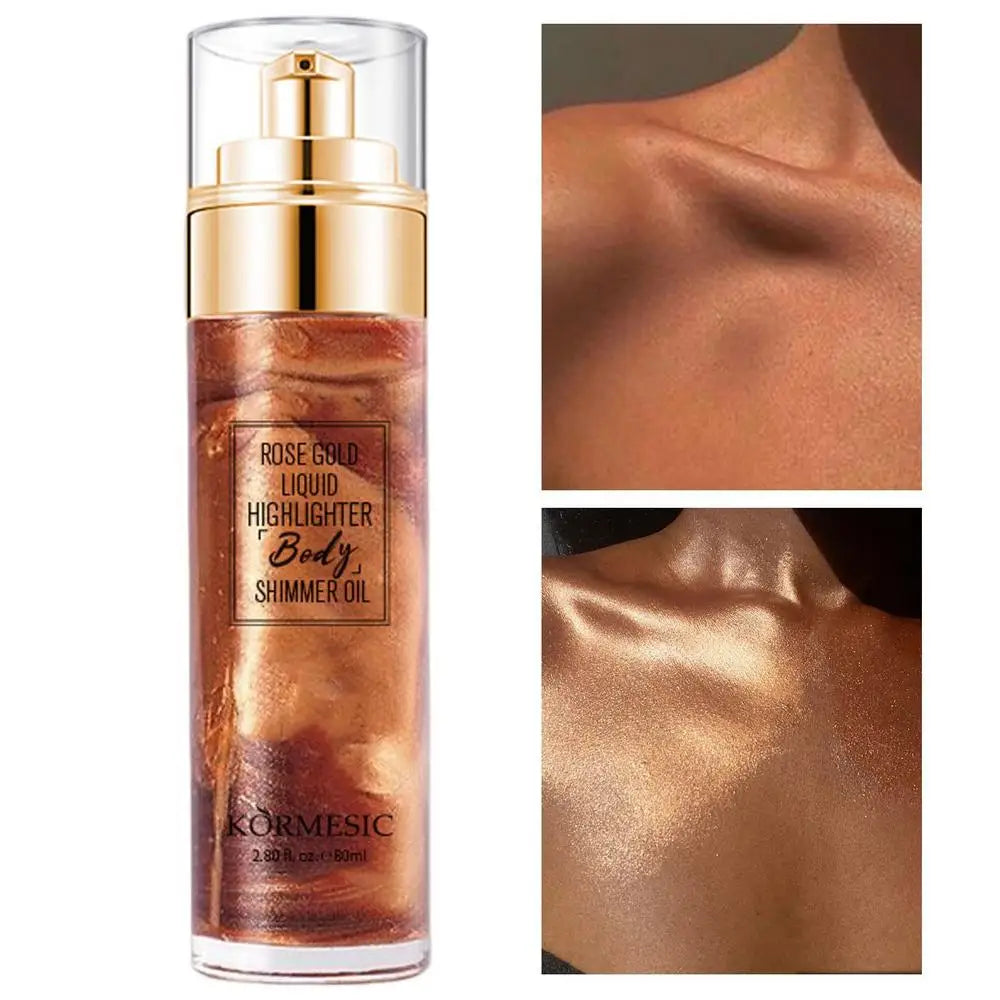 Glitter Spray Hair Body High-Gloss Face Highlighter Makeup