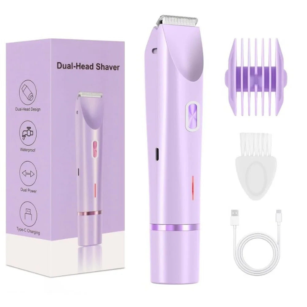 Electric Razor Woman Shaver Painless Mustache Epilator Leg Bikini Body