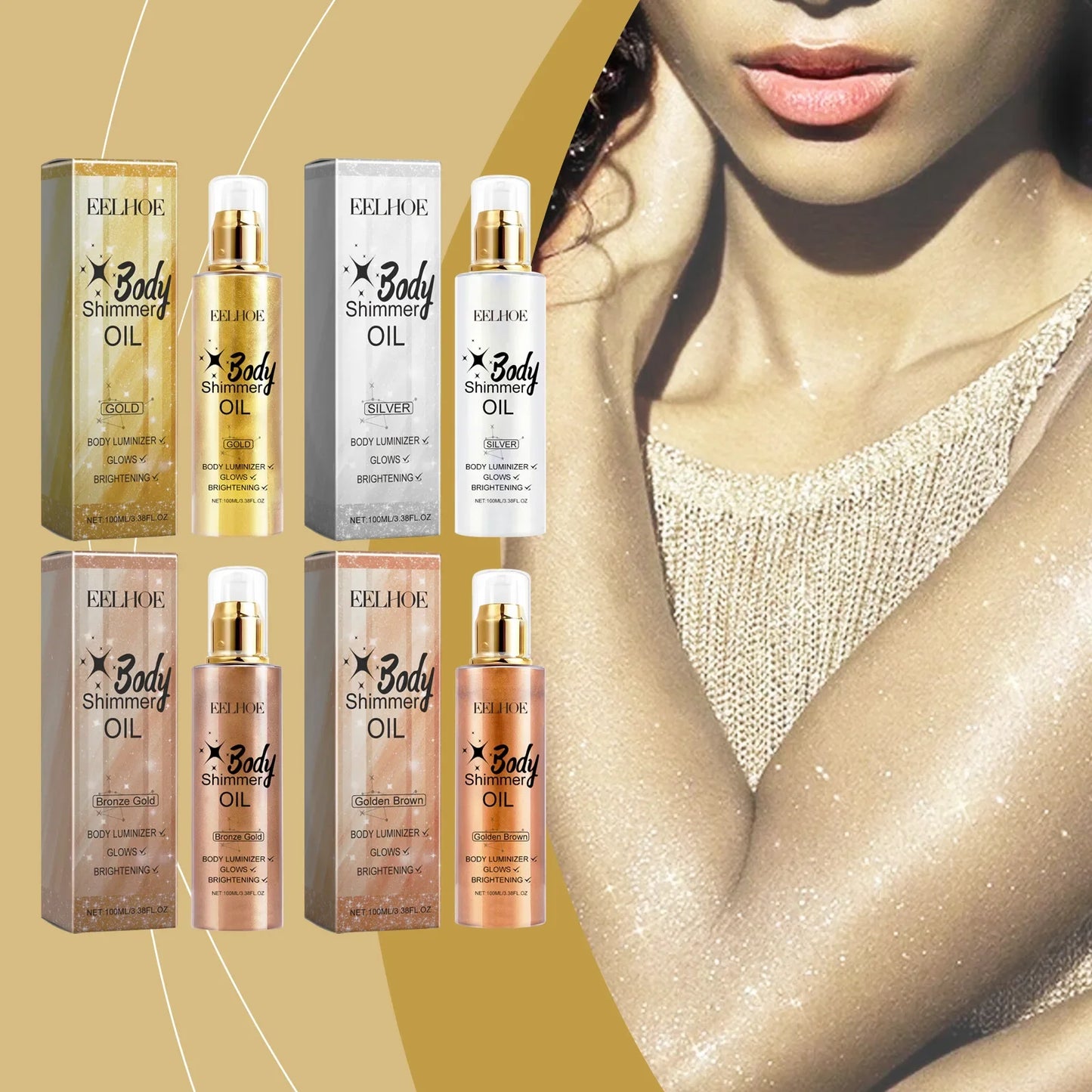Summer Glow Glitter Spray Body Face