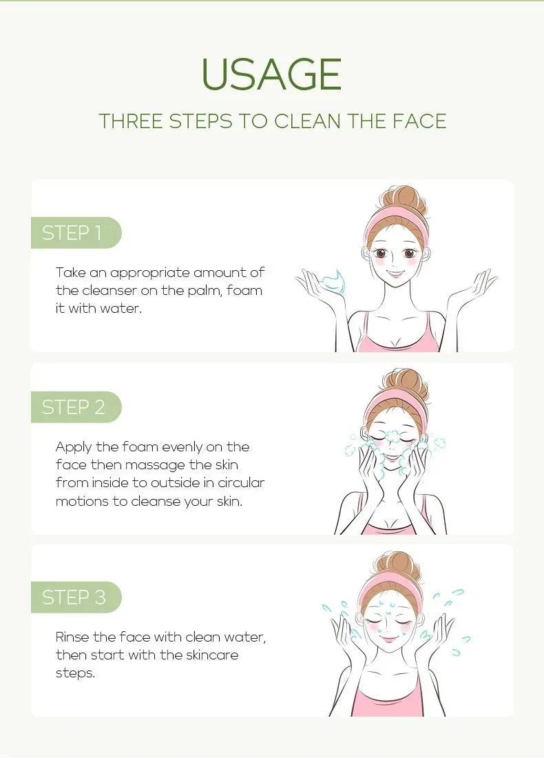 Vitamin C Facial Cleanser Skin Deep Cleansing Moisturizing Blackhead