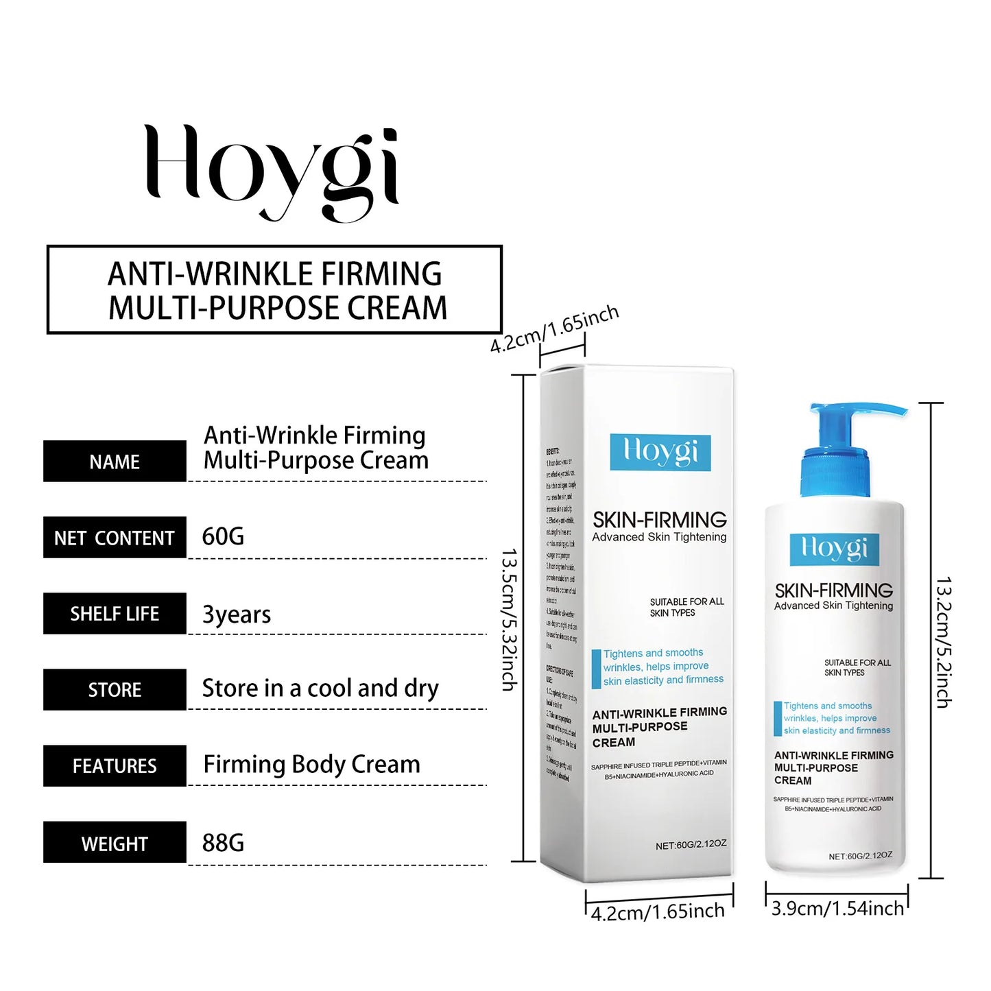 Body Firming Cream Tightening Improve Sagging Skin Lotion Increase Elasticity