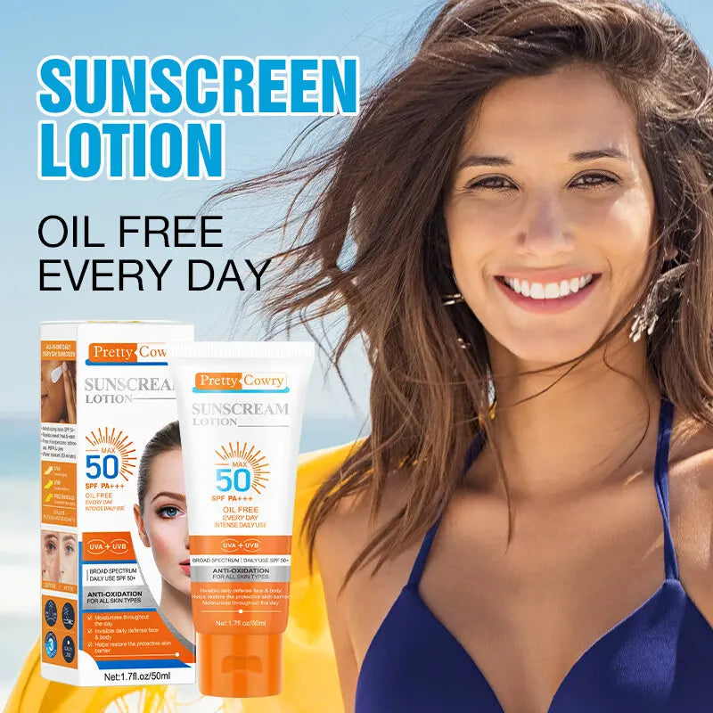 Daily Sunscreen SPF 50+ UV Moisturizing Anti-Aging Waterproof