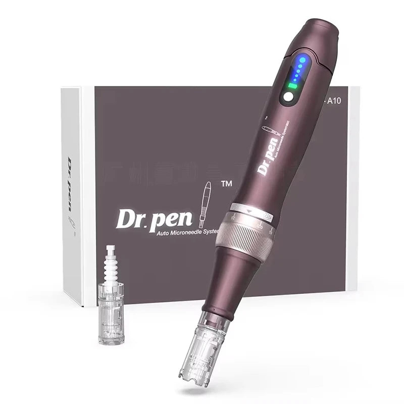 Microneedle Dr.Pen Ultima A10 With 2pcs Cartridge Wireless Derma Pen Micro Microneedle