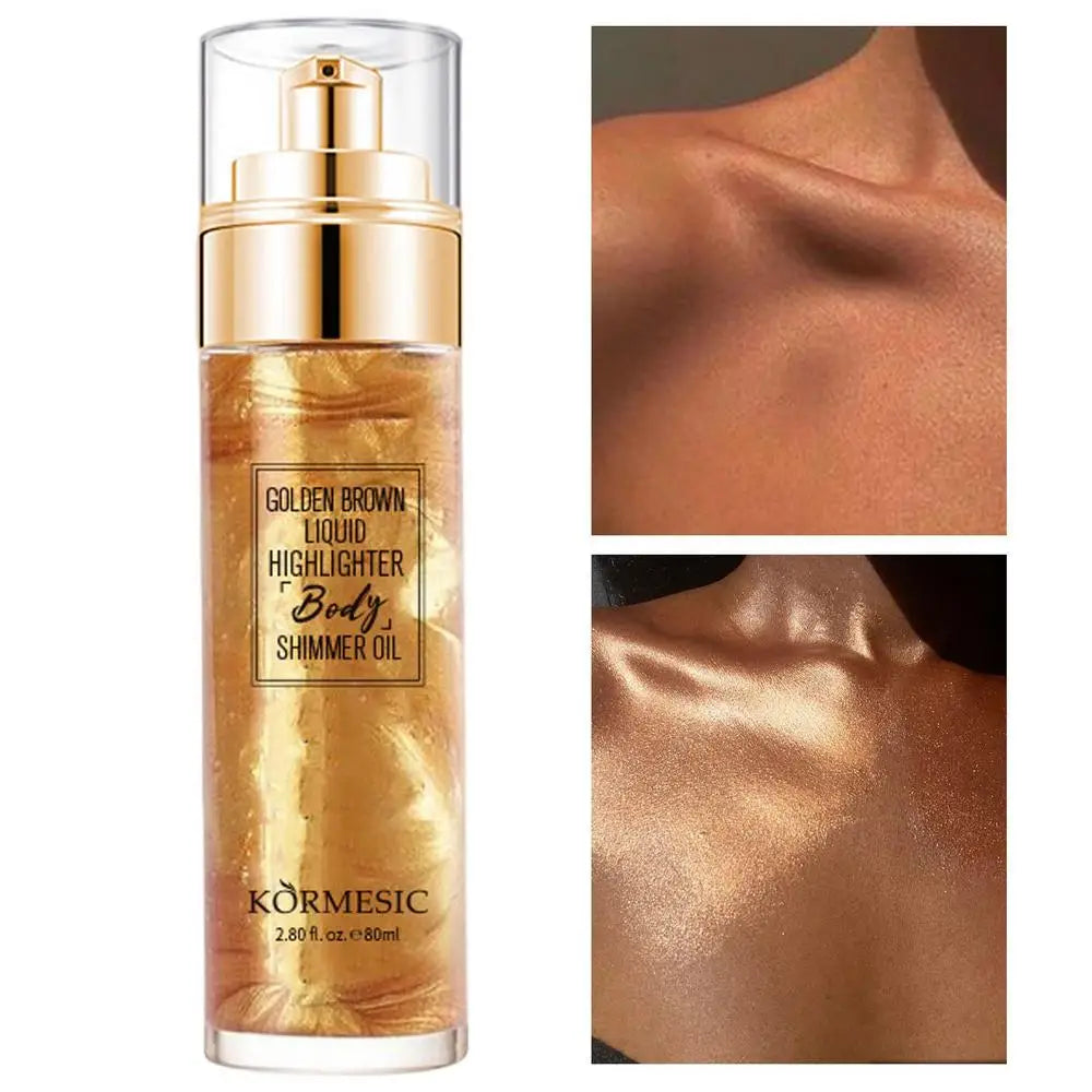 Glitter Spray Hair Body High-Gloss Face Highlighter Makeup
