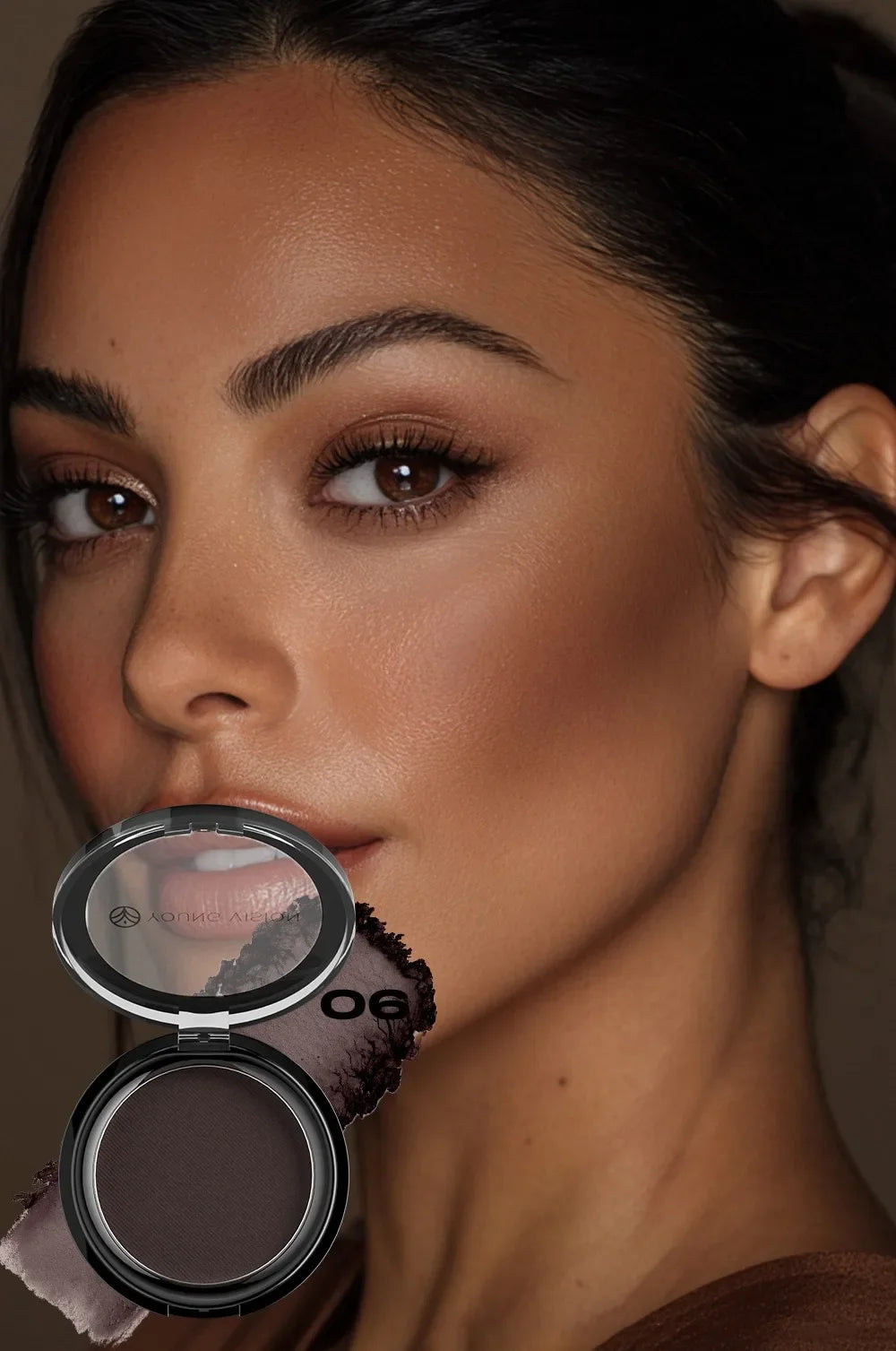 Oil-control Contour Palette Dark Bronzing Powder Highlighter Bronzer