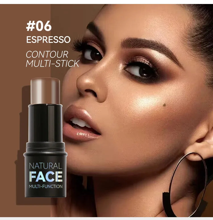 New Highlighter Makeup Waterproof Contouring Bronzer Stick Glitter Silky