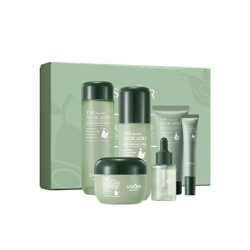 6PCS Organic Avocado Moisturizing set Mild