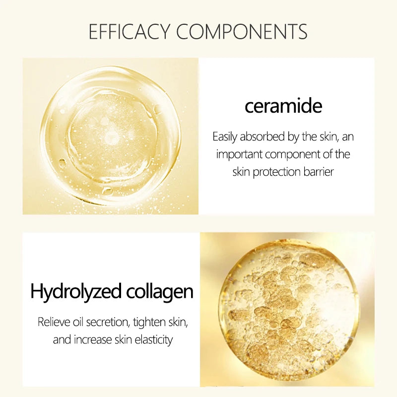 30Pcs Collagen Boost Serum Ceramide Repair Firm Smooth Essence Hyaluronic Acid