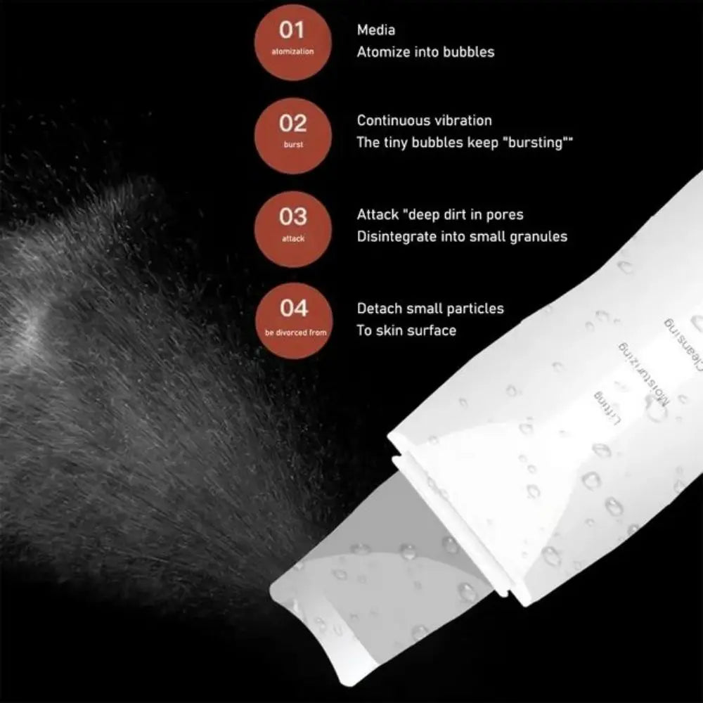 Ultrasonic Skin Scraper Pore Cleaning Facial Deep Cleaning