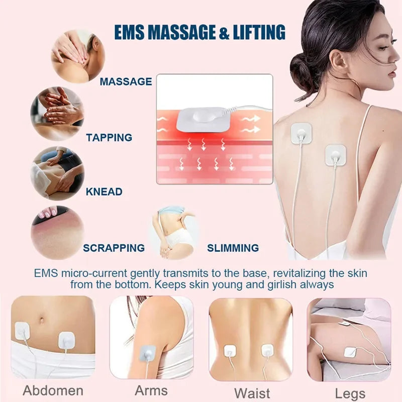 8 IN 1 Ultrasound Anti-Cellulite Body Slimming Machine Face Lifting EMS Massager RF Infrared