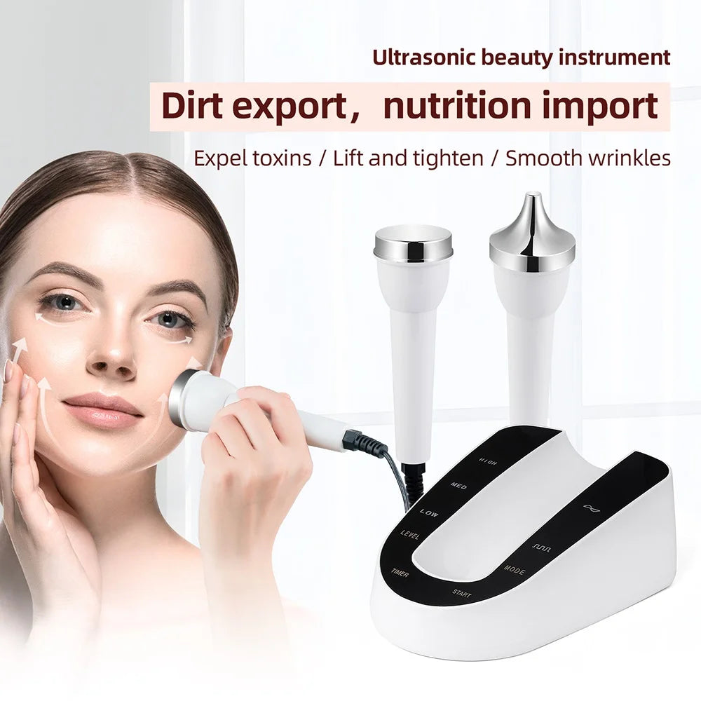 Ultrasound Skin Care Beauty Machine High Frequency Face Eye Massager SPA Ultrasonic Beauty Device