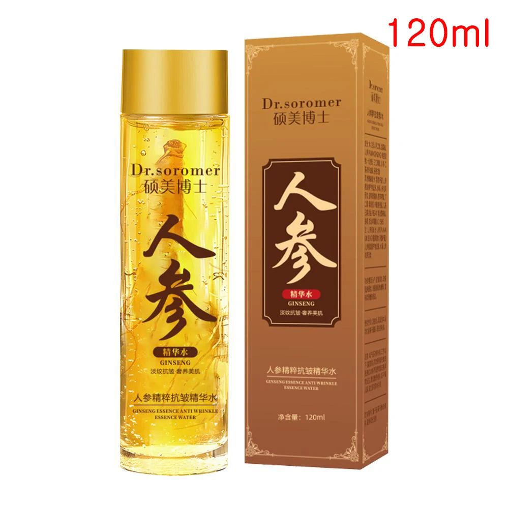 Gold Ginseng Face Polypeptide Moisturizing Facial Serum 120ml/30ml