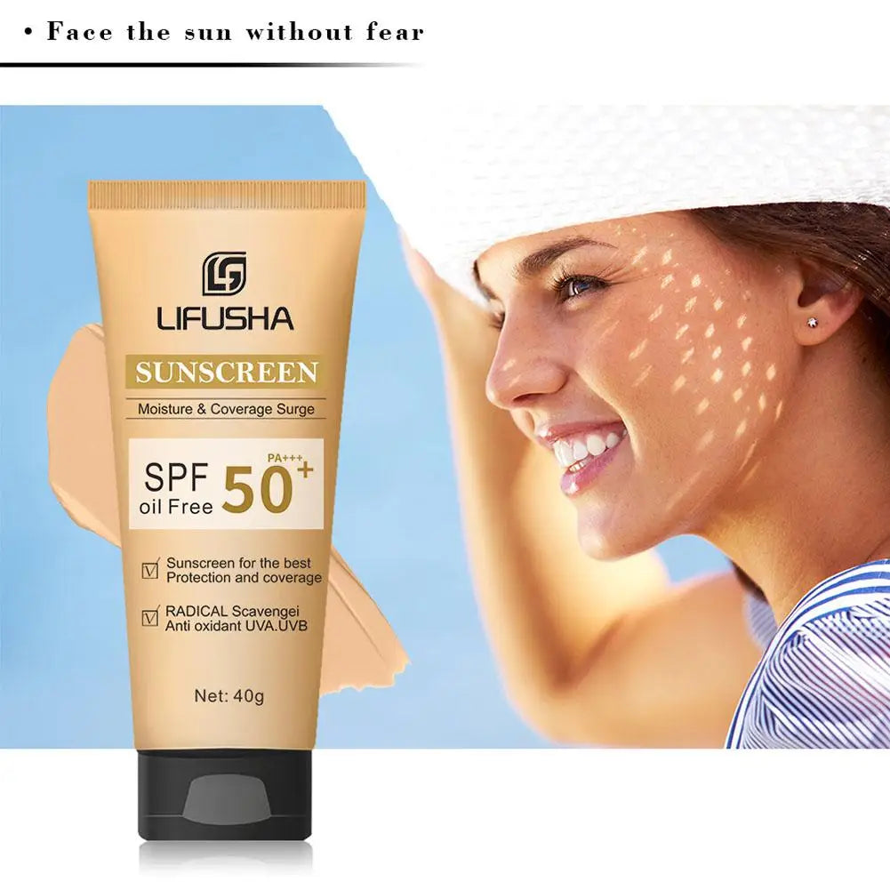 SPF 50 Oil Control Moisturizing Sunscreen Cream