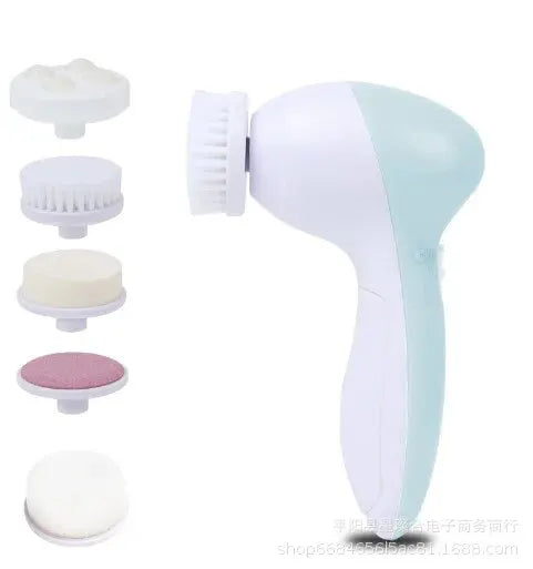 5 In 1 Beauty Massager, Facial Cleansing Brush, Deep Cleansing Gentle And Effective Skin Care