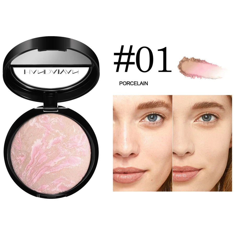 Face Highlighter 7 Palette High Glossy Face Bronze-colored Palette Natural Glow