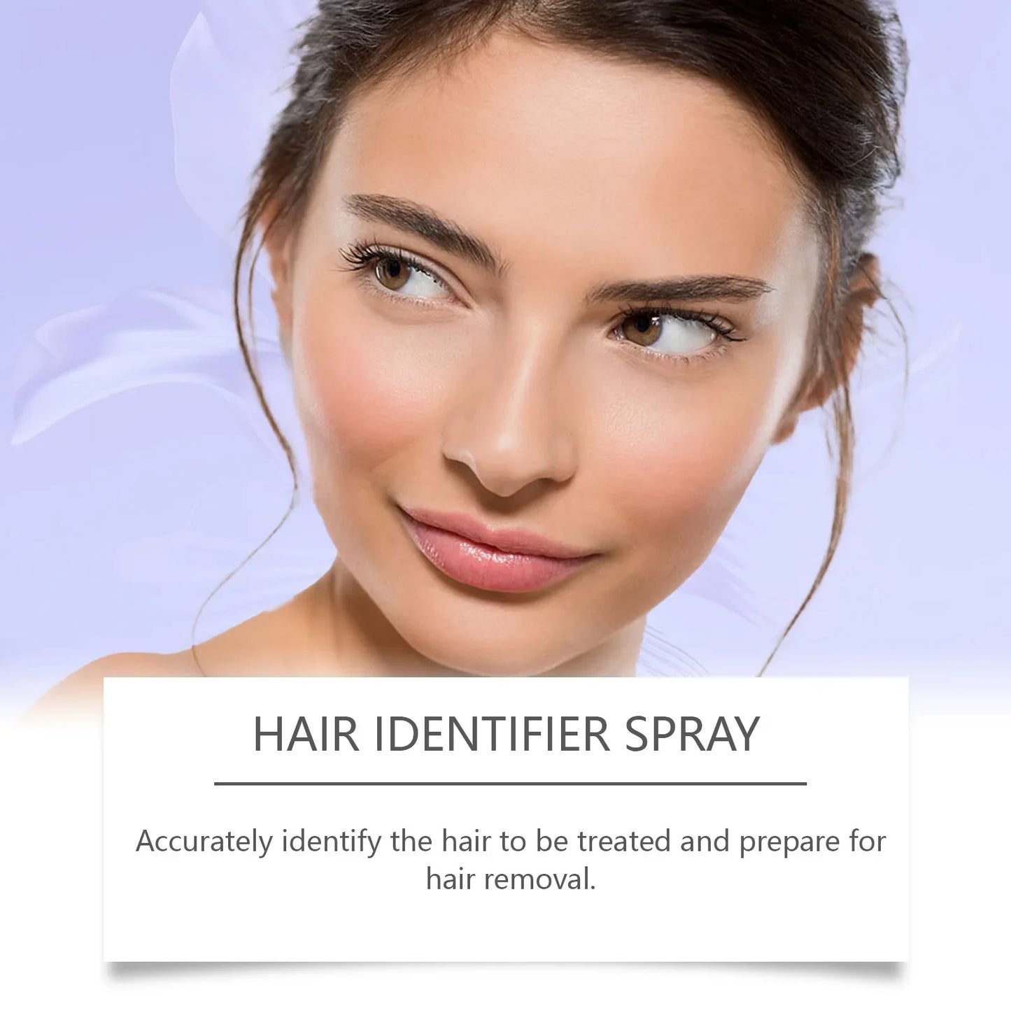 Instant Facial Hair Remover Spray for Women - Hair Identifier Spray for Face, Body