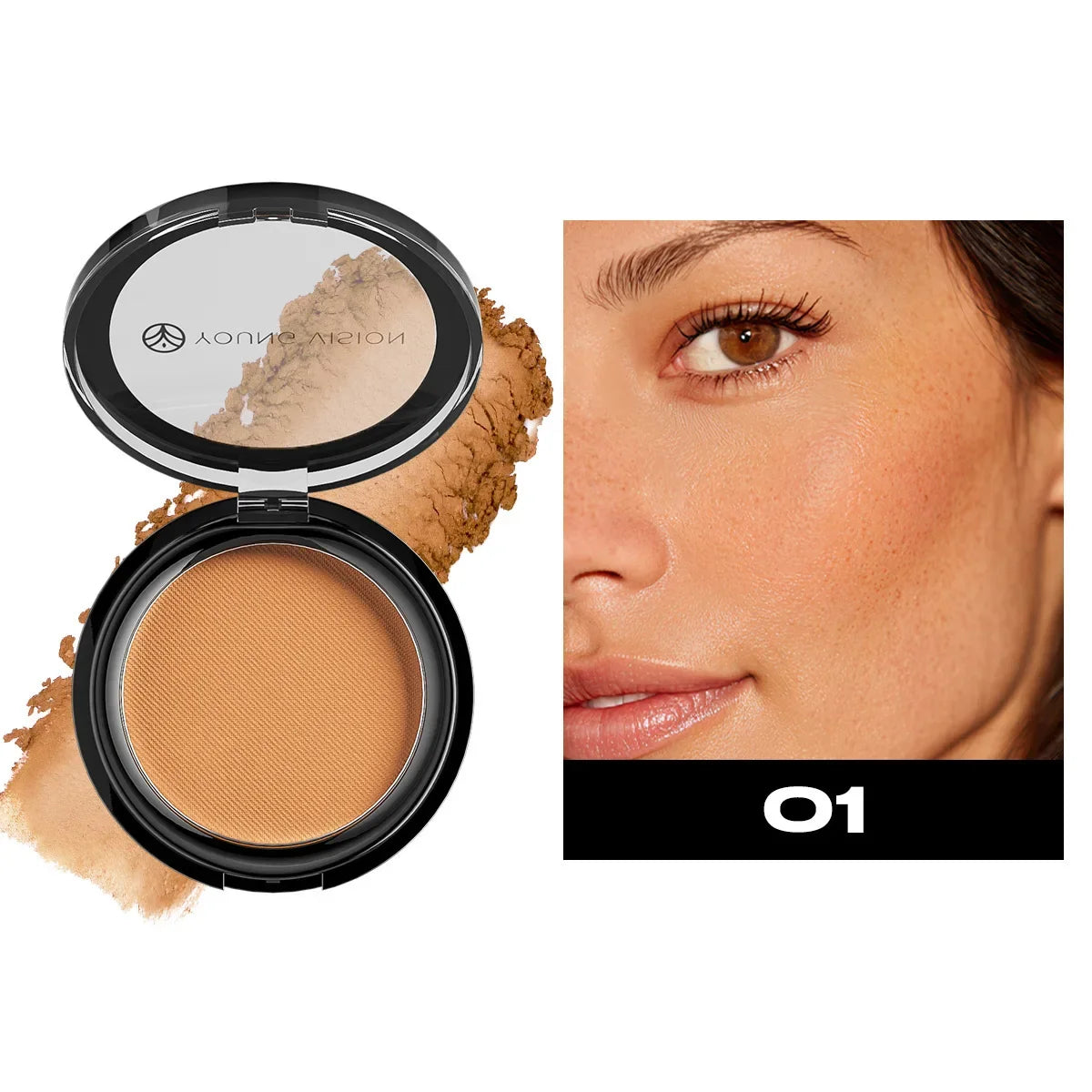 Oil-control Contour Palette Dark Bronzing Powder Highlighter Bronzer