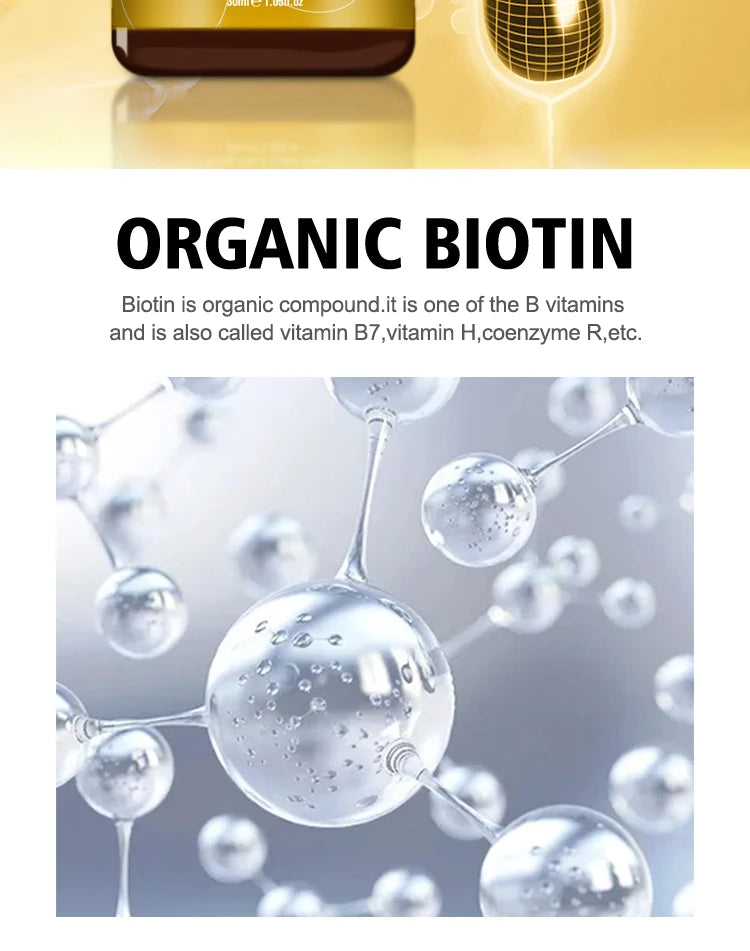 Biotin Fast Hair Growth Oil Shampoo Conditioner Set Anti Hair Loss Treatment PURC