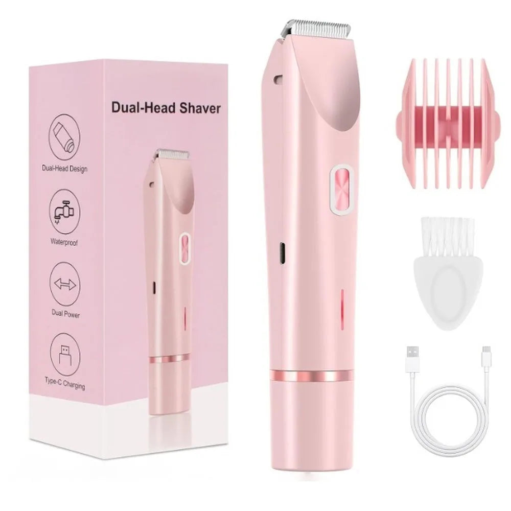 Electric Razor Woman Shaver Painless Mustache Epilator Leg Bikini Body