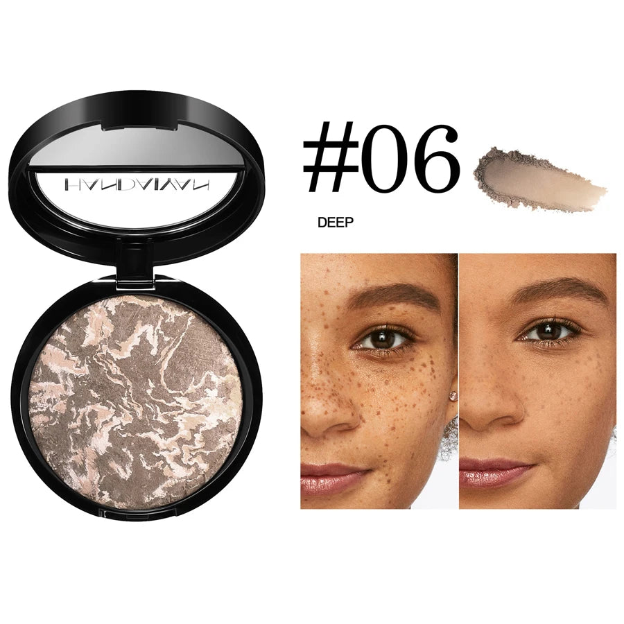Face Highlighter 7 Palette High Glossy Face Bronze-colored Palette Natural Glow