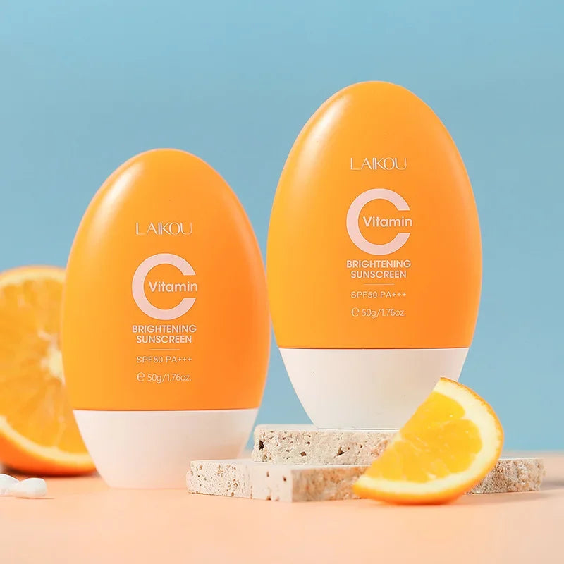 LAIKOU Vitamin C Sunscreen Relief Sun SPF 50+ High Sun Protection Hydrating