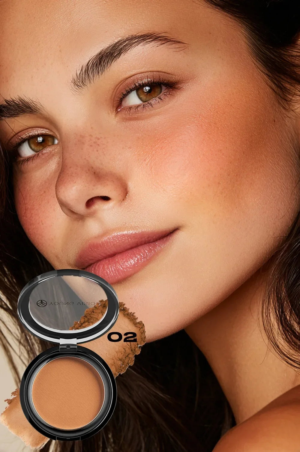 Oil-control Contour Palette Dark Bronzing Powder Highlighter Bronzer