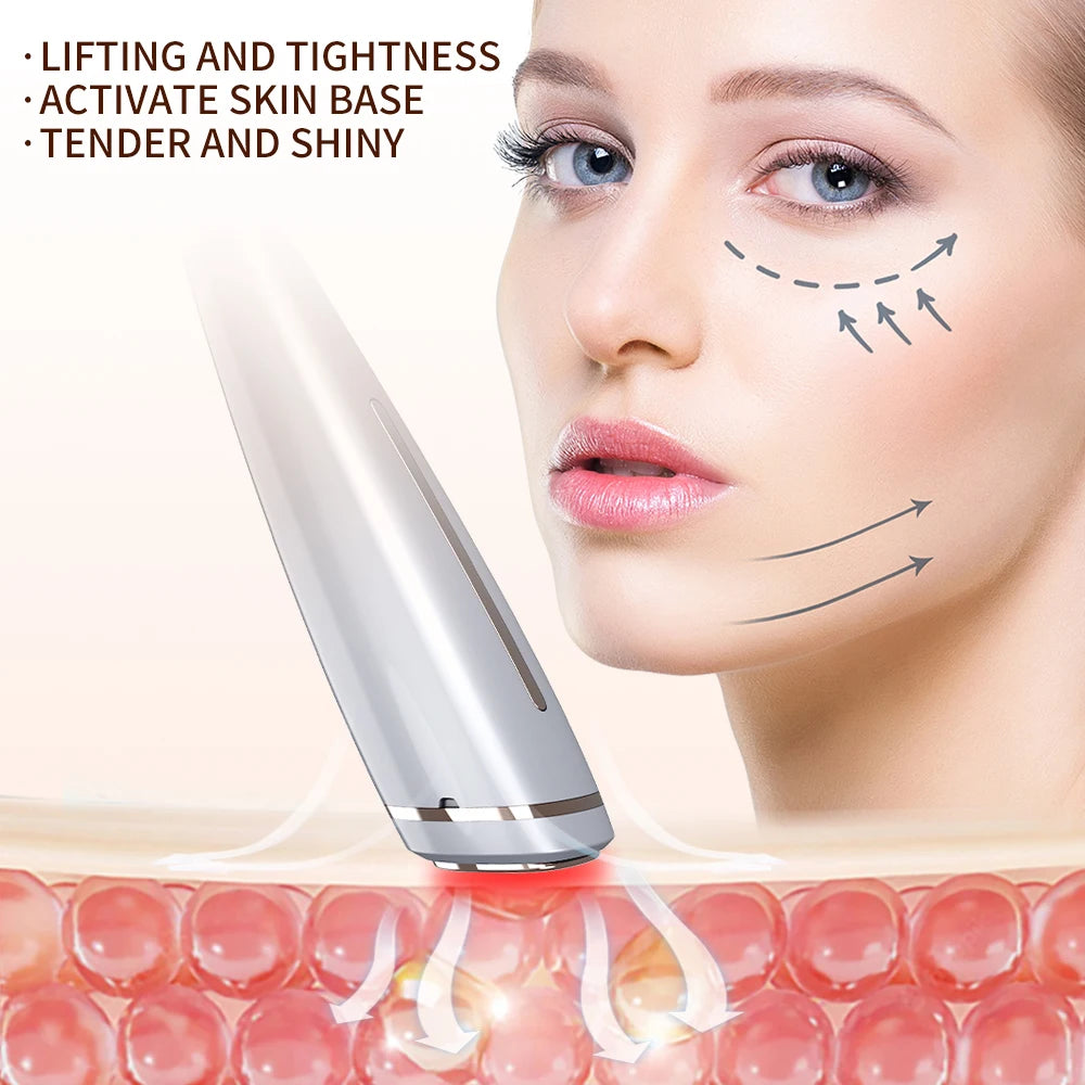 RF Facial Lifting Beauty Device High Frequency Facial Eyes Neck Skin Care Beauty Tool for Home Use Women