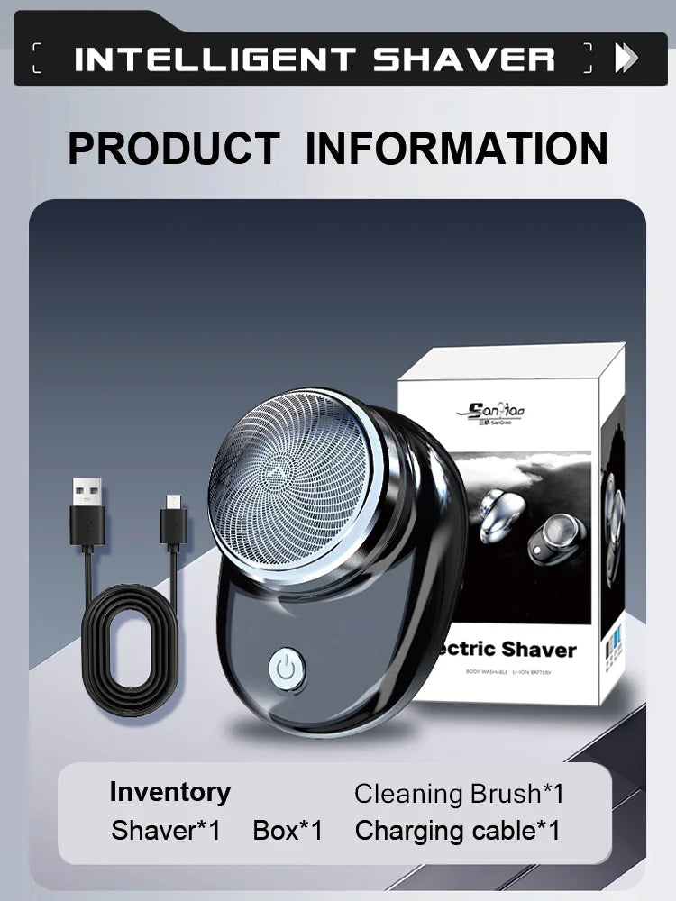 Electric Shaver Charging Mini Pocket Travel Razor Hair Trimmer