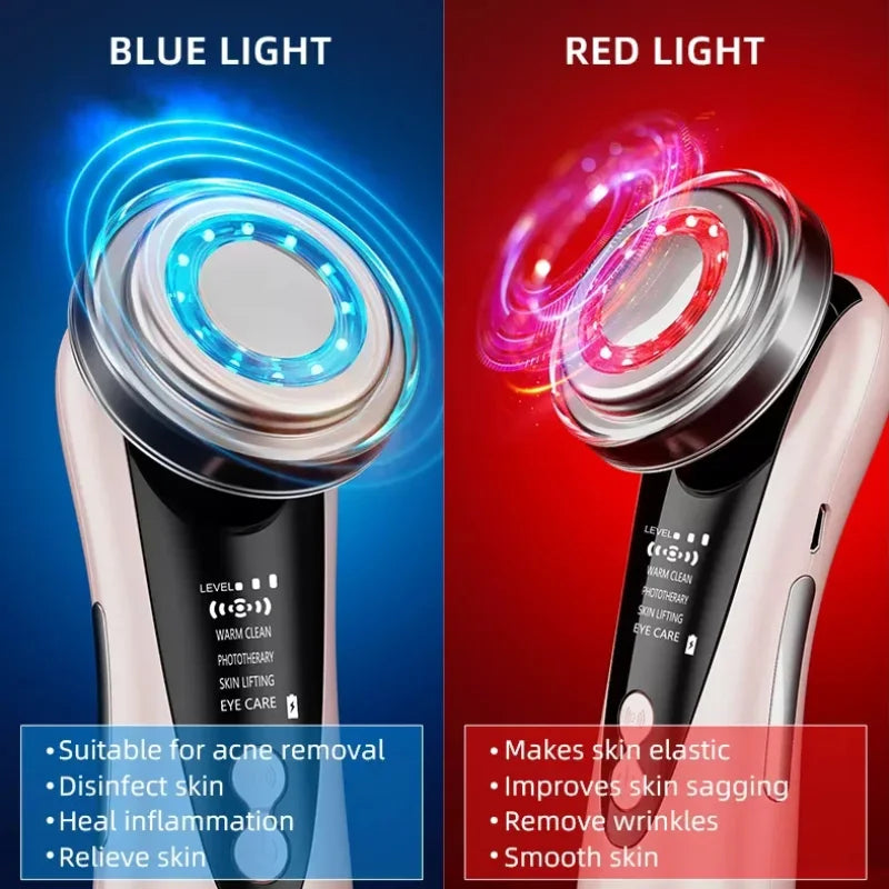 Facial Rejuvenation Lifting Tighten Skin Care Beauty Massager Electric Facial Massage Clean Face