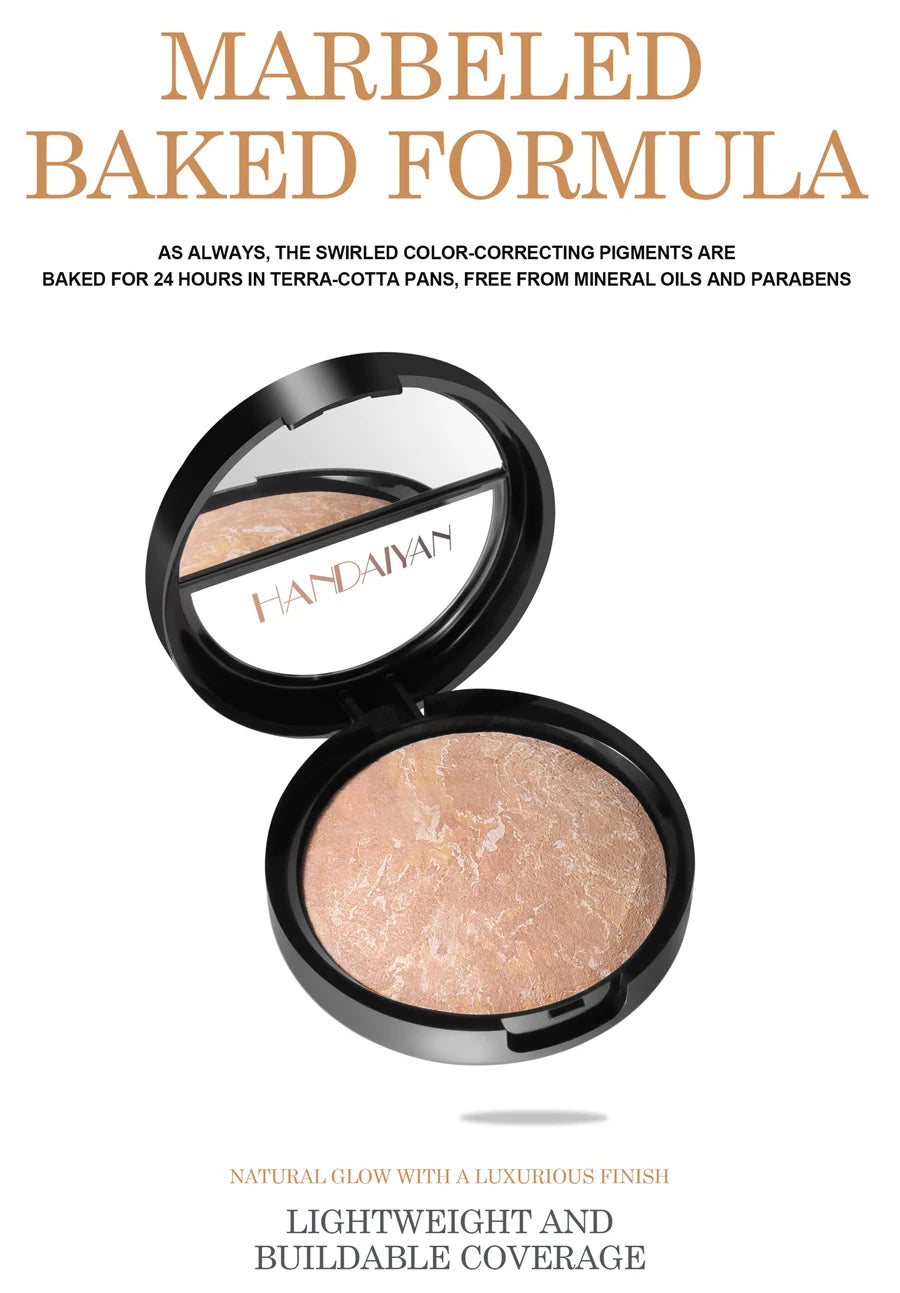 Face Highlighter 7 Palette High Glossy Face Bronze-colored Palette Natural Glow