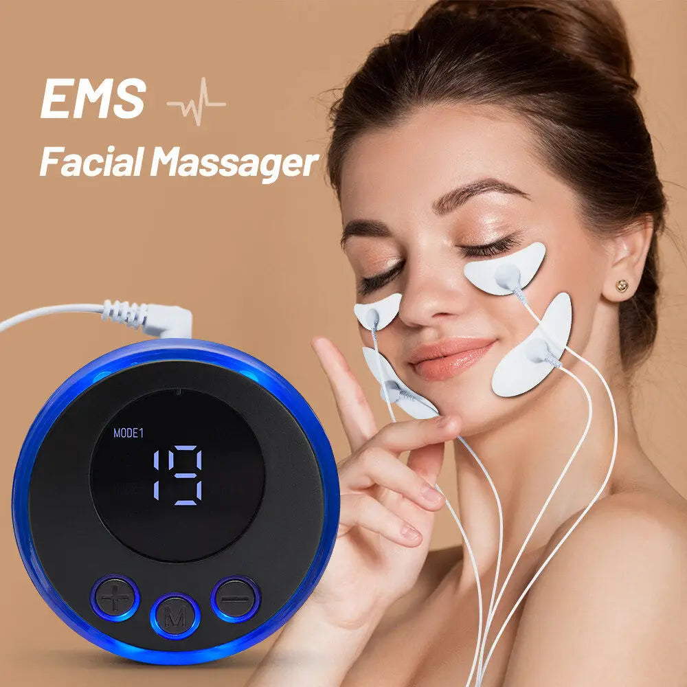 Neck Massager Mini Portable EMS Electric Massage Patch Pulse Body Muscle