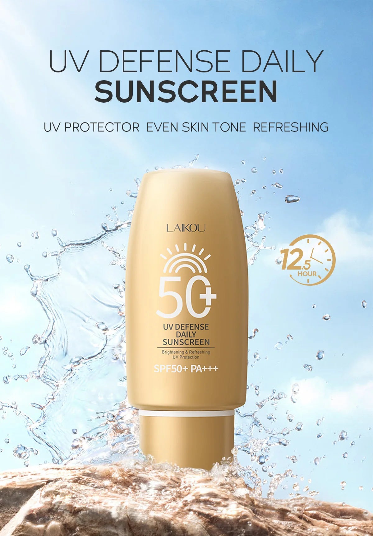 LAIKOU SPF 50+ PA+++ Anti UV Hydrating Face Protective Cream 50g