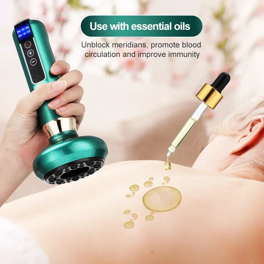 Anti Cellulite Electric Massager GuaSha Infrared Heat