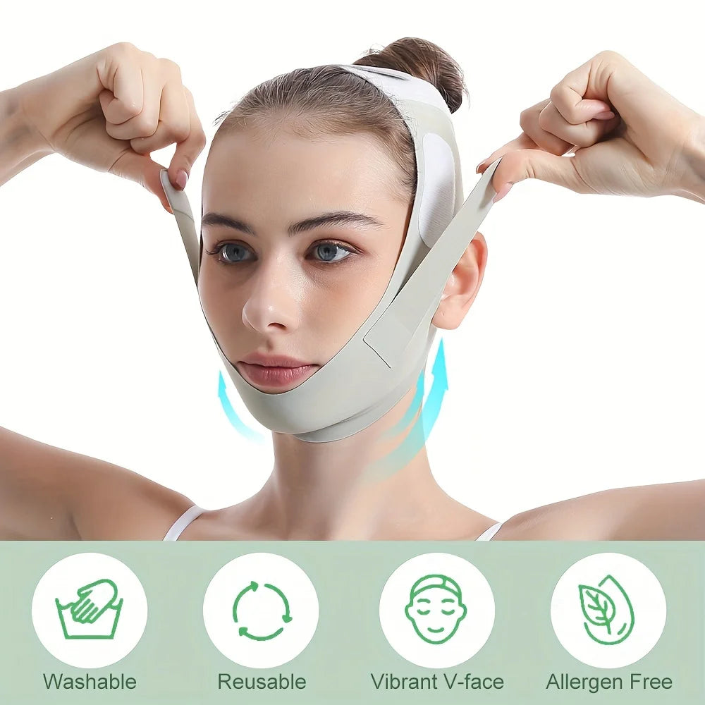 Reusable Face Slimming Bandage V Line Chin Cheek Lift Up
