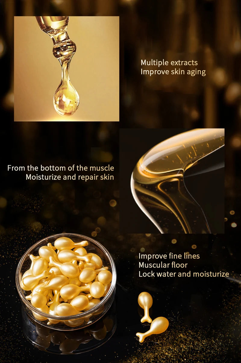 Collagen Face Care Capsules Serum Spot Acne Wrinkle 20/50Pcs