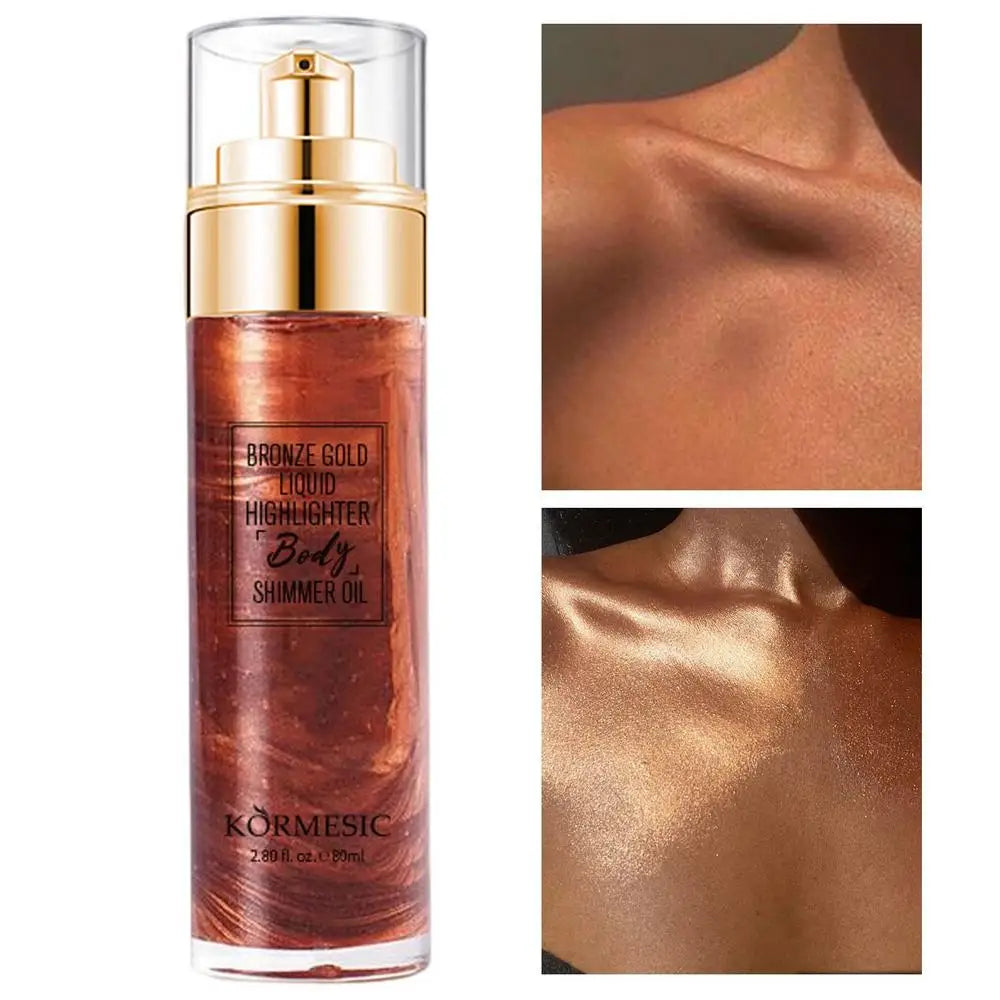 Glitter Spray Hair Body High-Gloss Face Highlighter Makeup