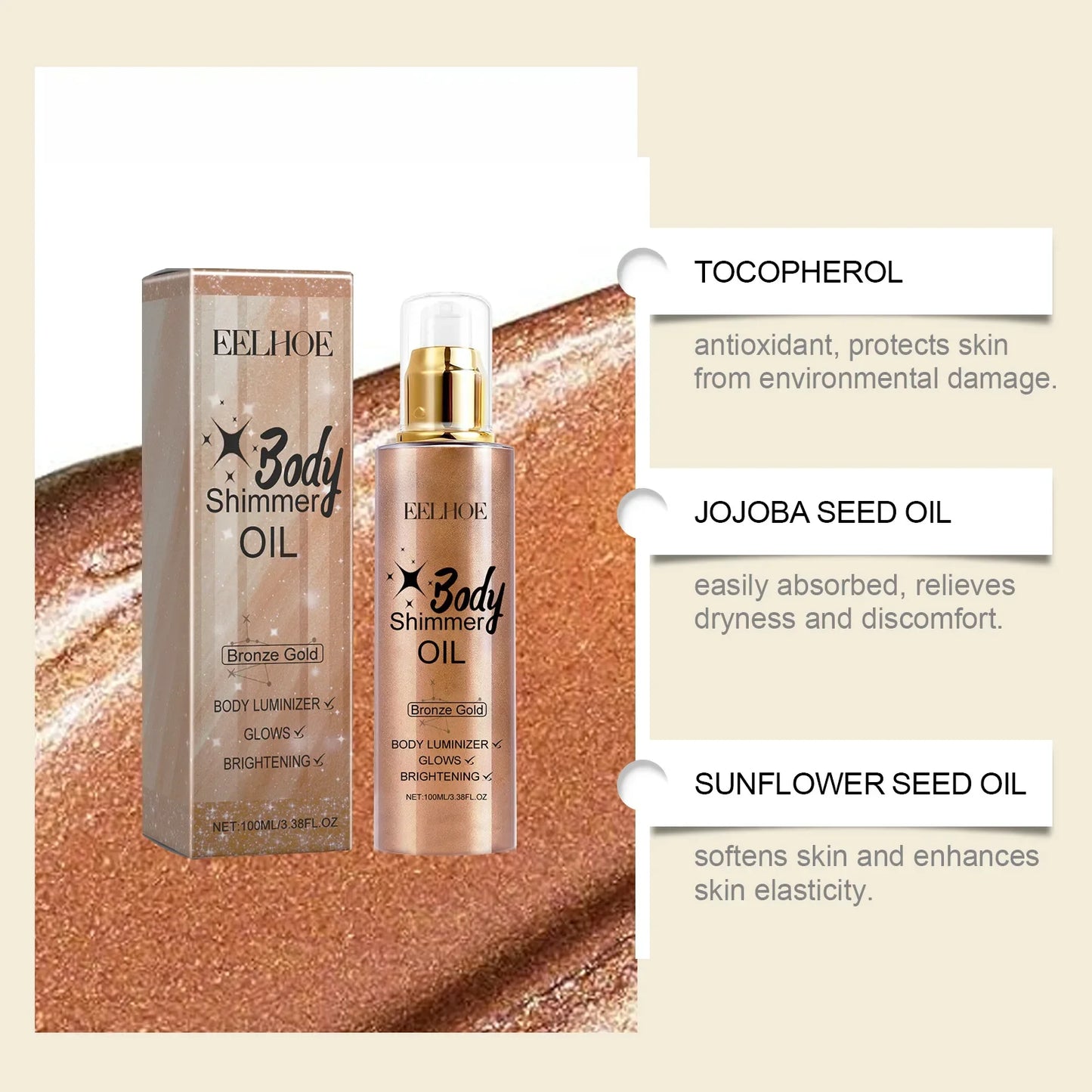 Summer Glow Glitter Spray Body Face