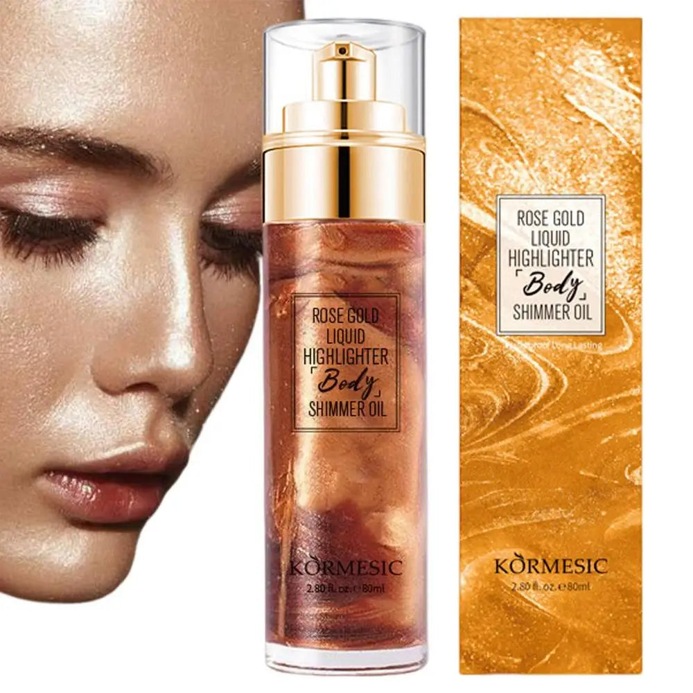 Glitter Spray Hair Body High-Gloss Face Highlighter Makeup