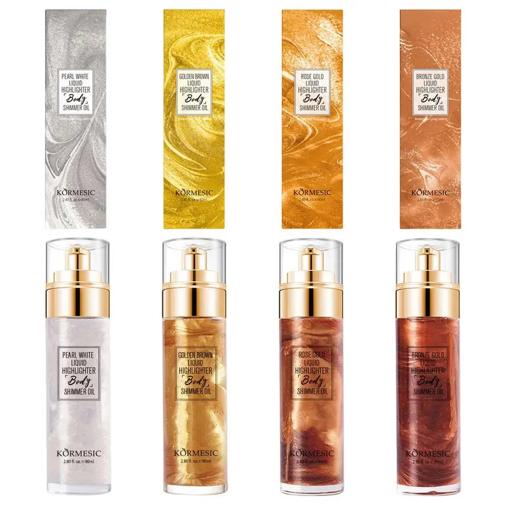 Glitter Spray Hair Body High-Gloss Face Highlighter Makeup