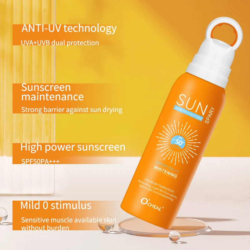 O‘cheal SPF Sunscreen Spray Anti-aging Spray Facial Body cream 150ml