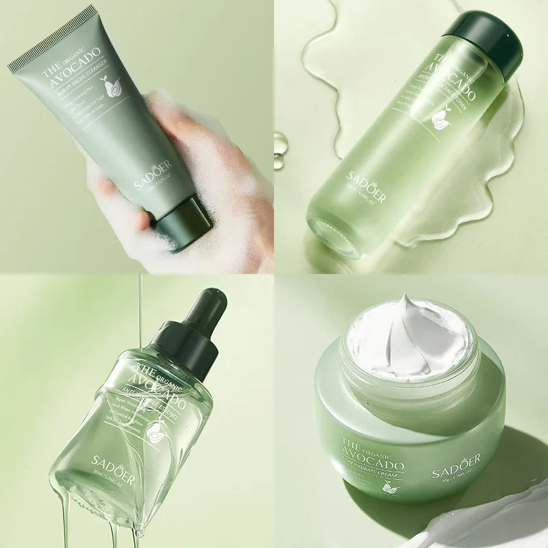 6PCS Organic Avocado Moisturizing set Mild