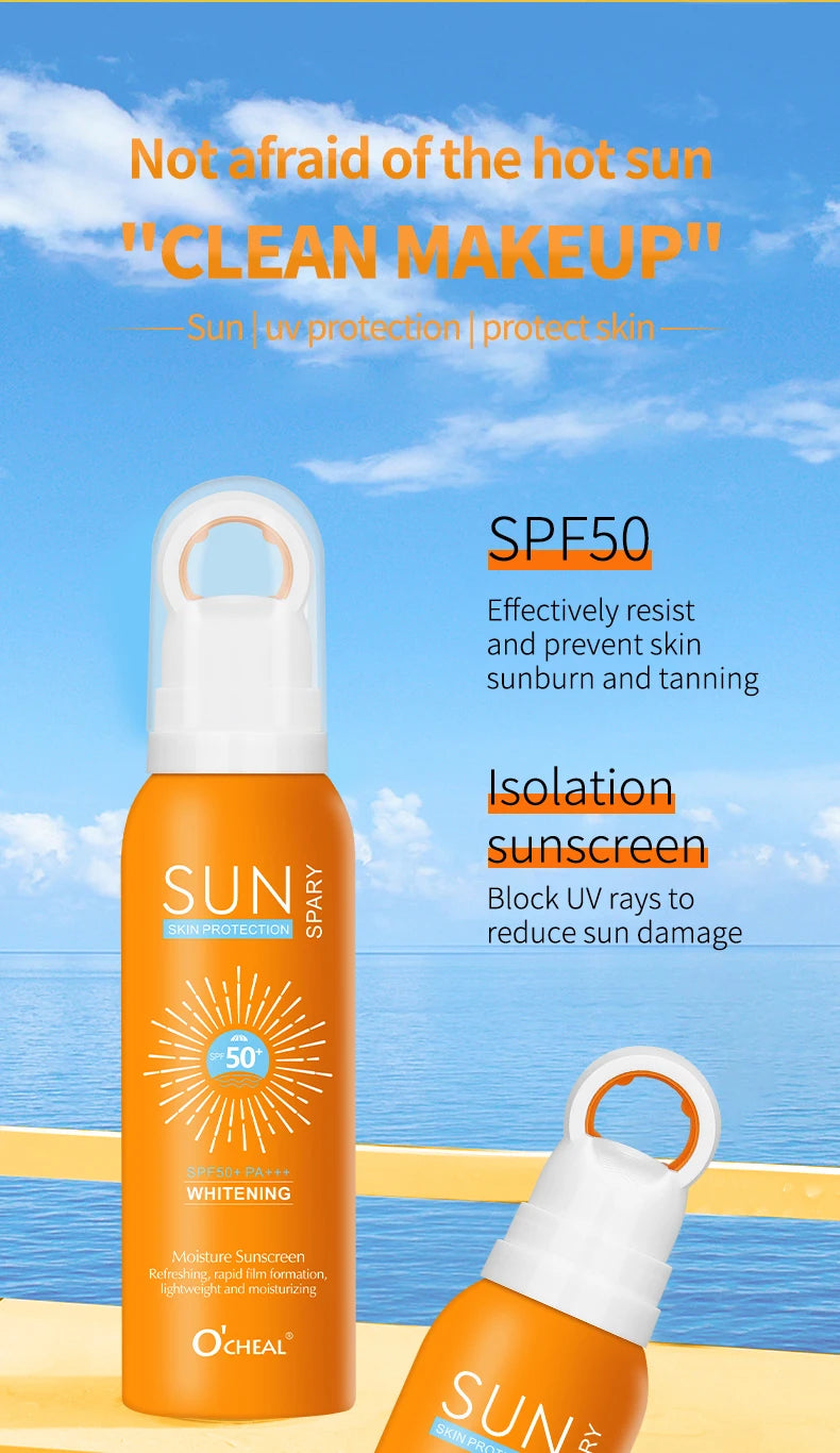 O‘cheal SPF Sunscreen Spray Anti-aging Spray Facial Body cream 150ml