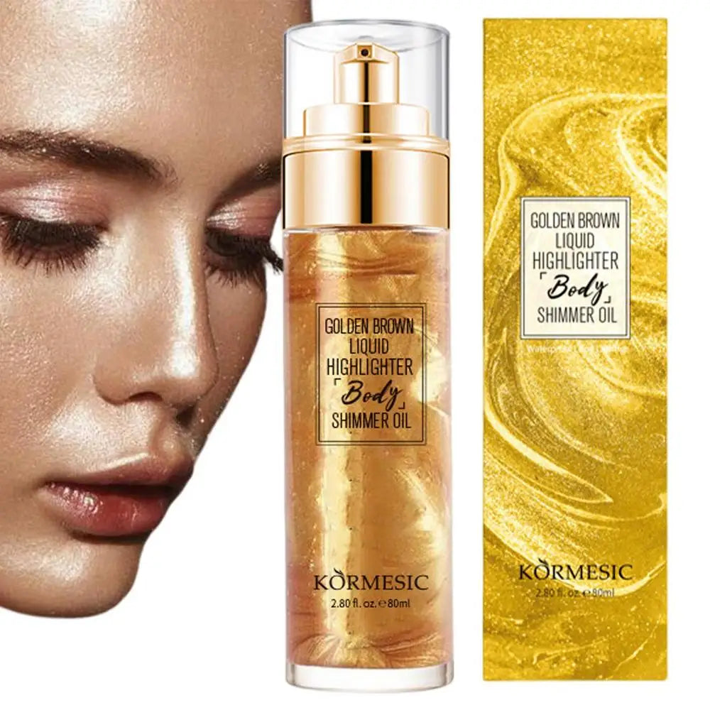 Glitter Spray Hair Body High-Gloss Face Highlighter Makeup