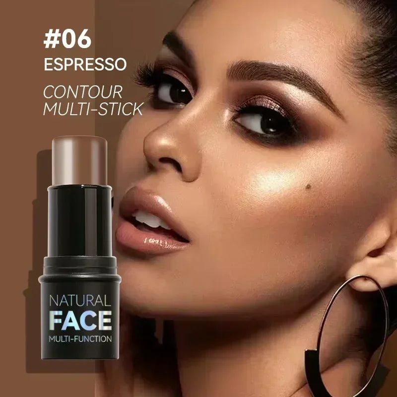 New Highlighter Makeup Waterproof Contouring Bronzer Stick Glitter Silky
