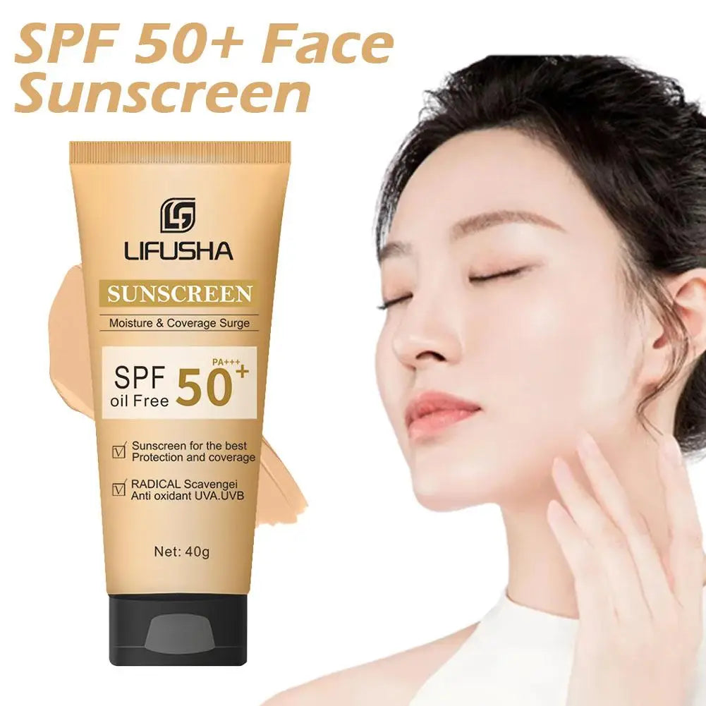SPF 50 Oil Control Moisturizing Sunscreen Cream