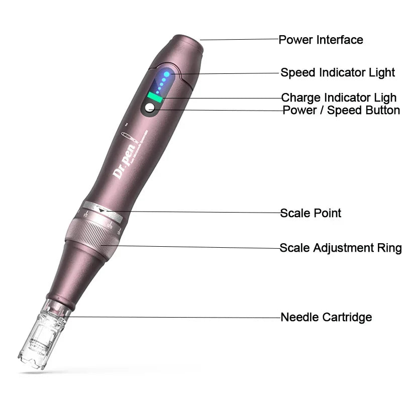 Microneedle Dr.Pen Ultima A10 With 2pcs Cartridge Wireless Derma Pen Micro Microneedle